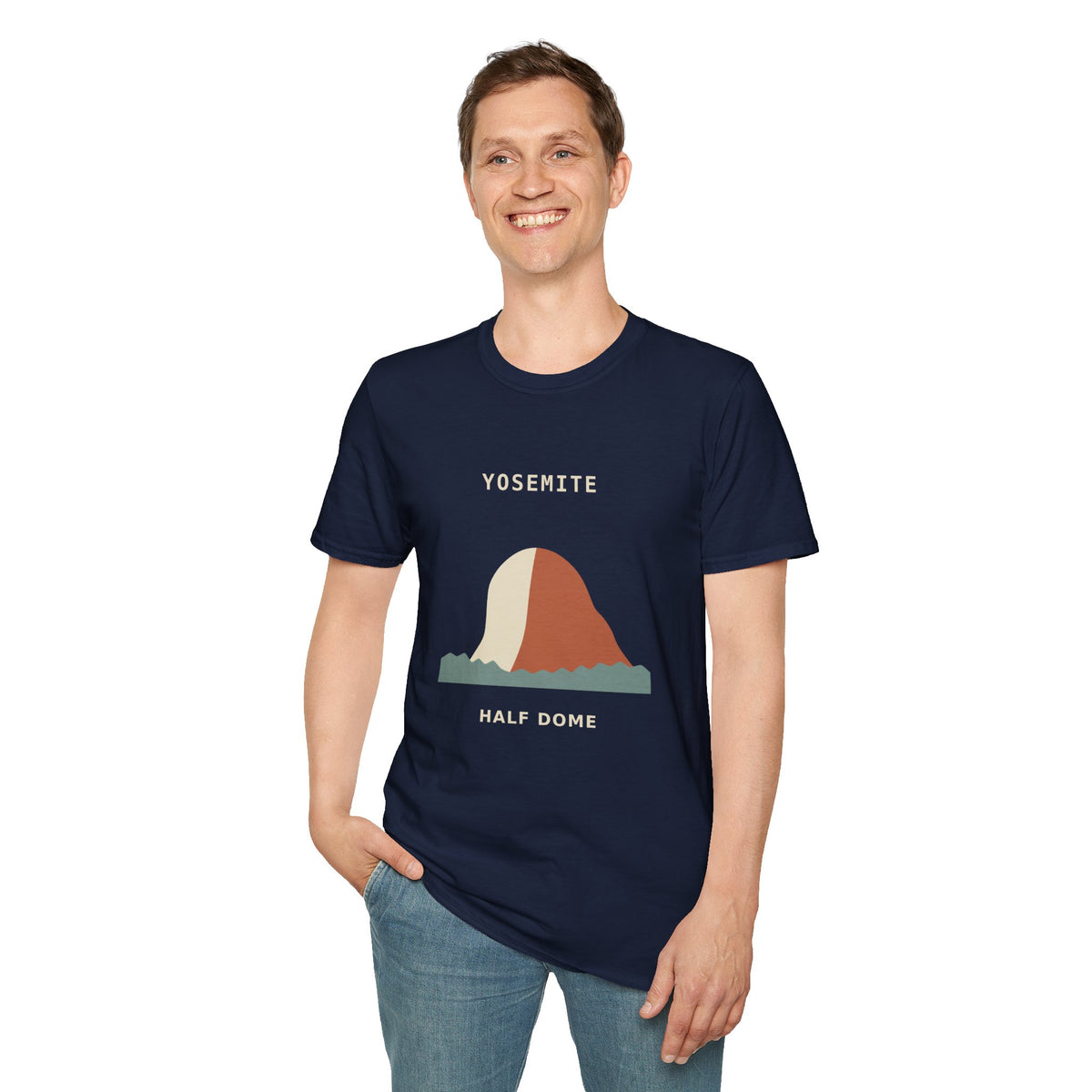 Half Dome Mountain Graphic T-Shirt | Yosemite