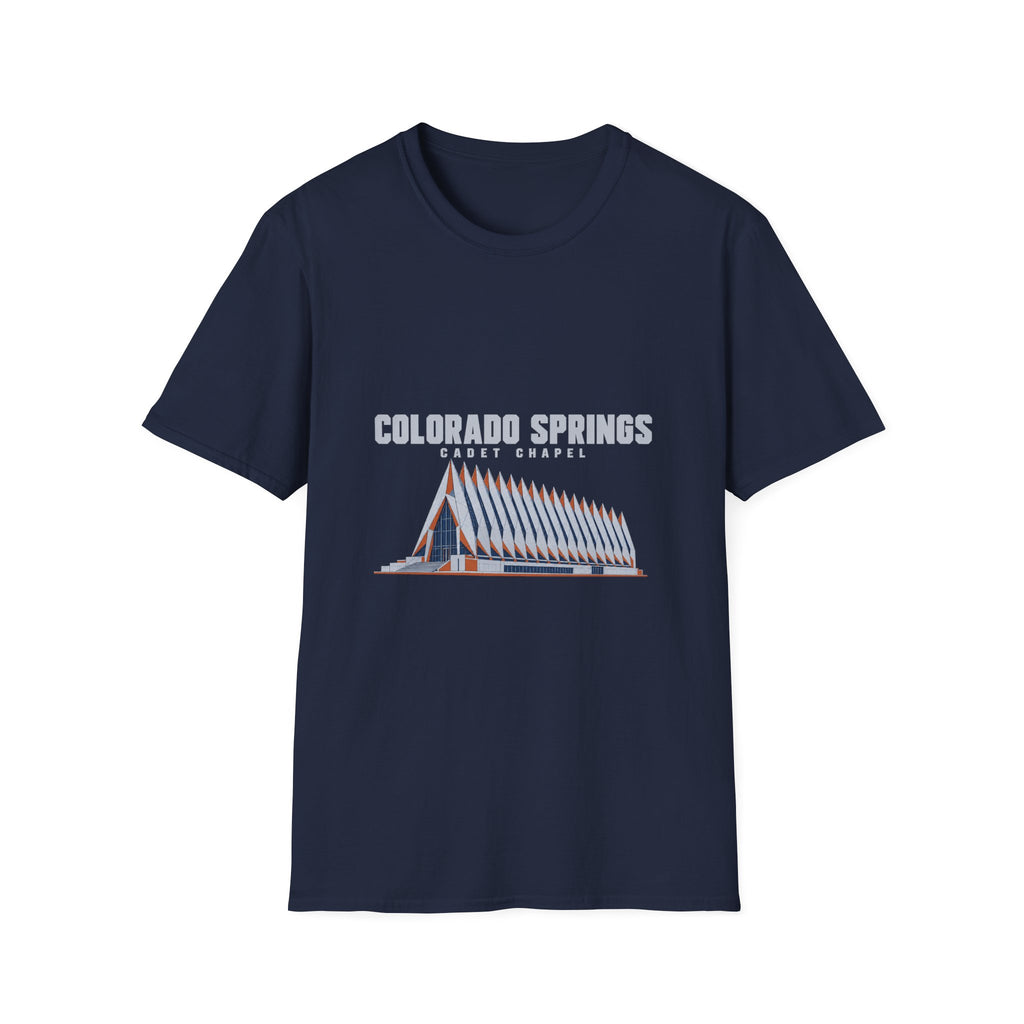 Cadet Chapel Colorado Springs Architecture T-Shirt