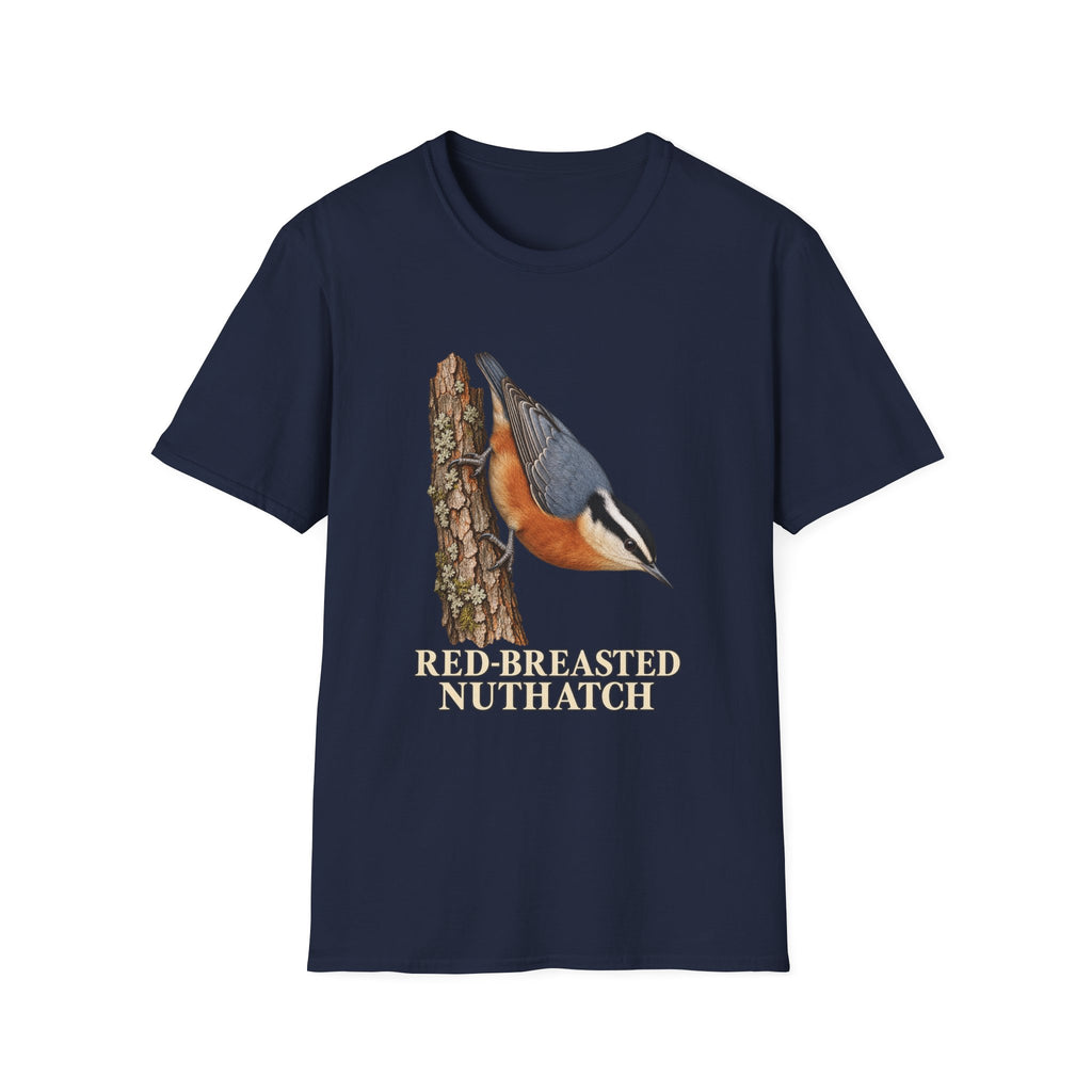 Red-Breasted Nuthatch Birdwatching T-Shirt