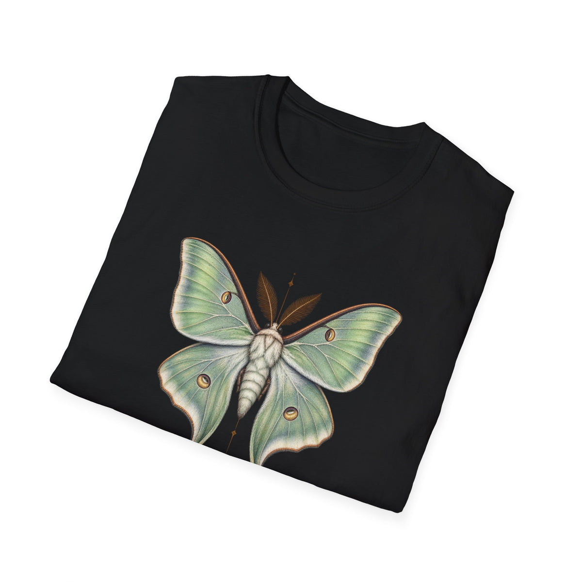 Luna Moth Natural History T-Shirt | Actias luna