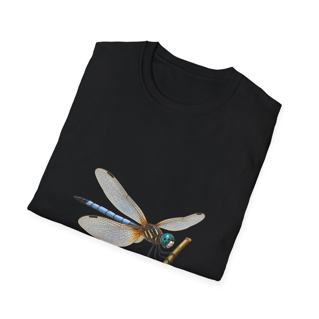 Blue Dasher Dragonfly Entomology T-Shirt