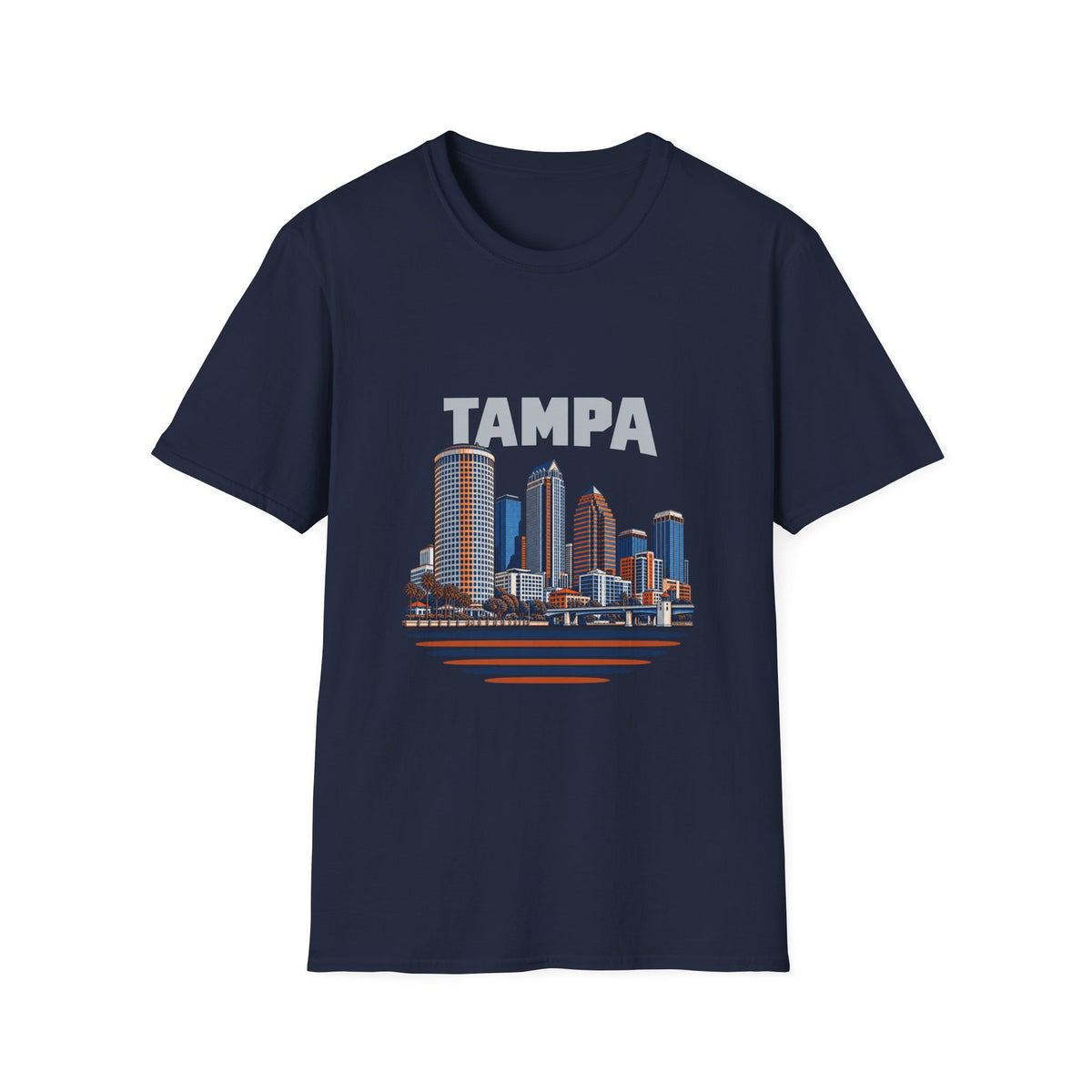 Tampa Skyline Cityscape T-Shirt