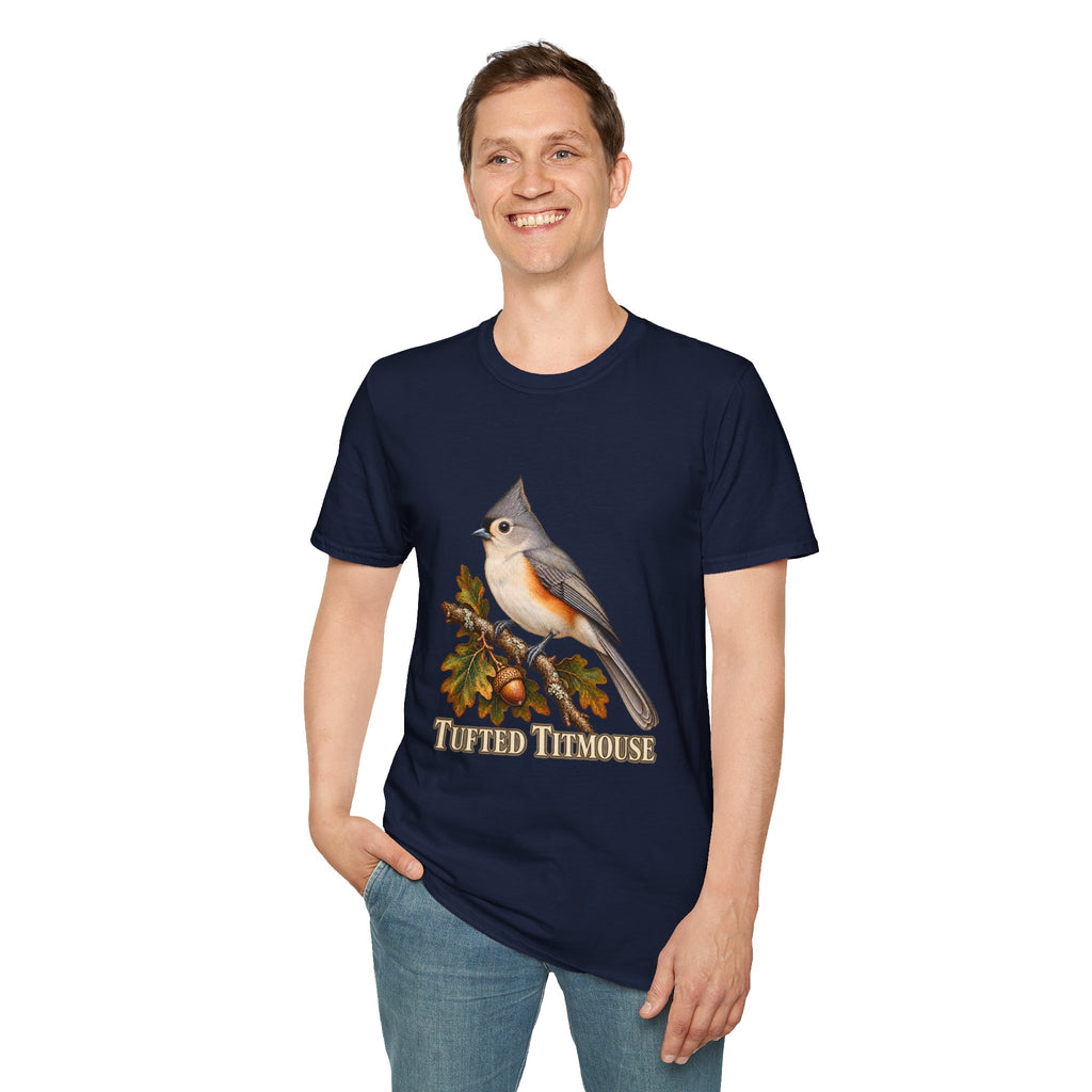 Tufted Titmouse Birdwatching T-Shirt