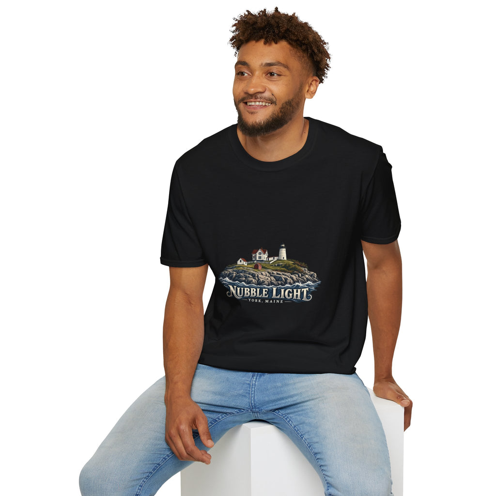 Nubble Lighthouse T-Shirt — Rocky Shore