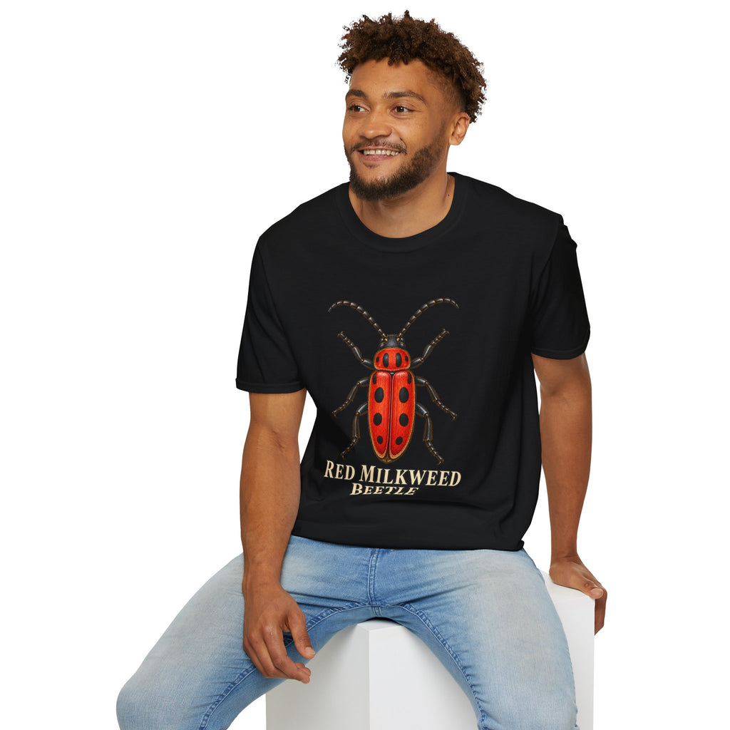 Red Milkweed Beetle Entomology T-Shirt