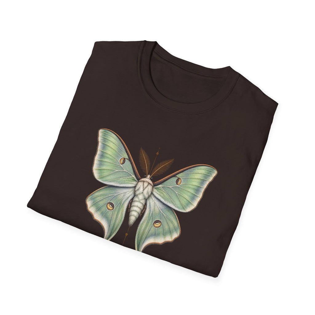 Luna Moth Natural History T-Shirt | Actias luna