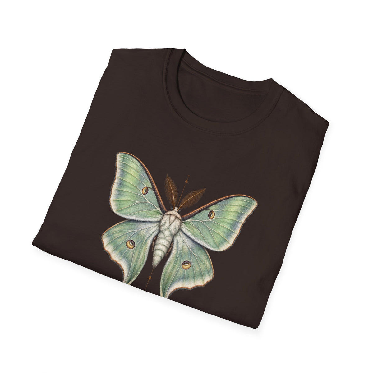 Luna Moth Natural History T-Shirt | Actias luna
