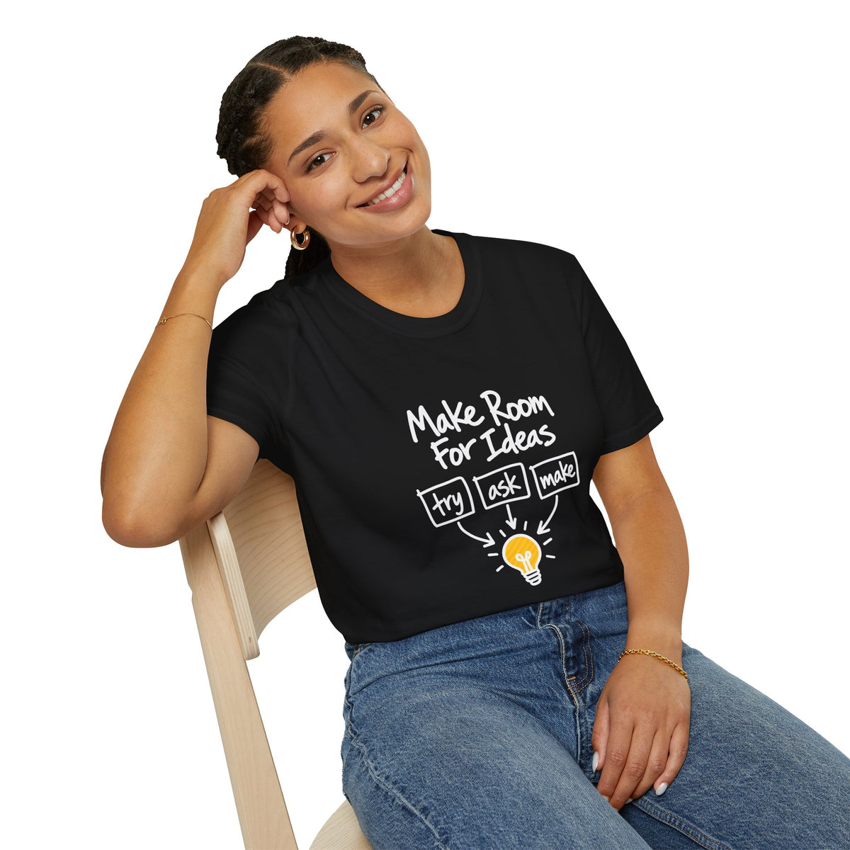 Make Room for Ideas Lightbulb T-Shirt