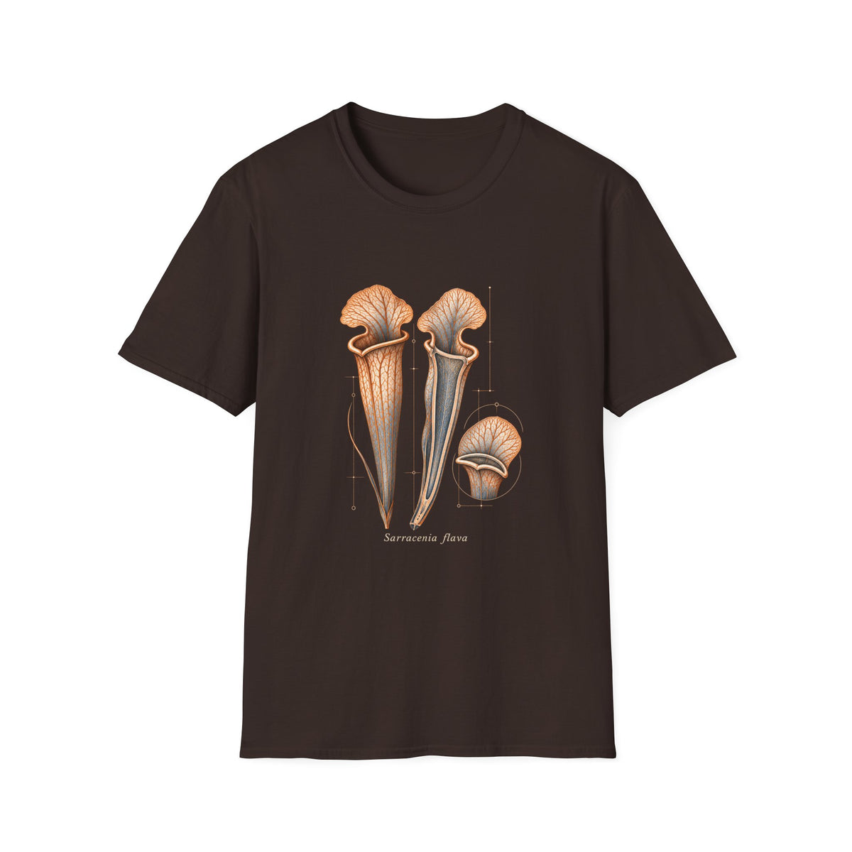Yellow Pitcher Plant Botanical T-Shirt