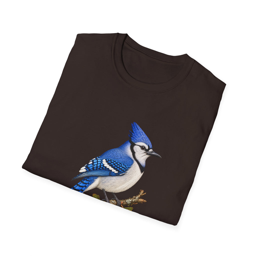 Blue Jay Birdwatching T-Shirt — Oak Perch