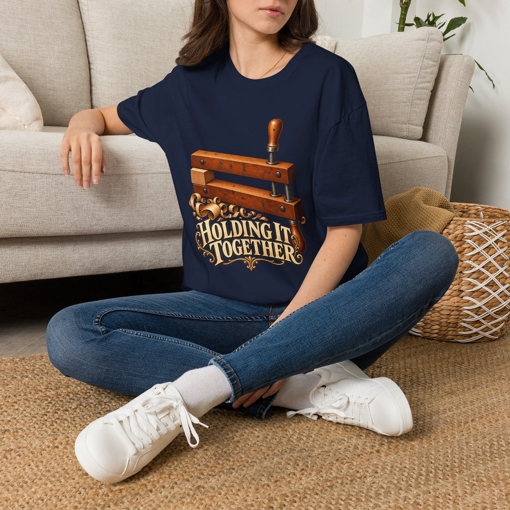 Holding It Together Handscrew Clamp Woodworking T-Shirt