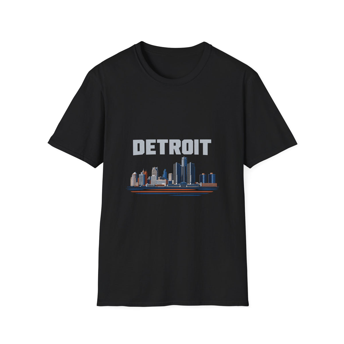 Detroit Skyline Architecture T-Shirt
