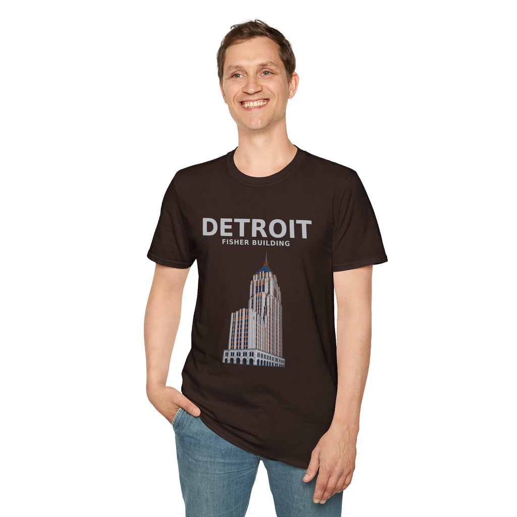 Fisher Building Detroit Architecture T-Shirt