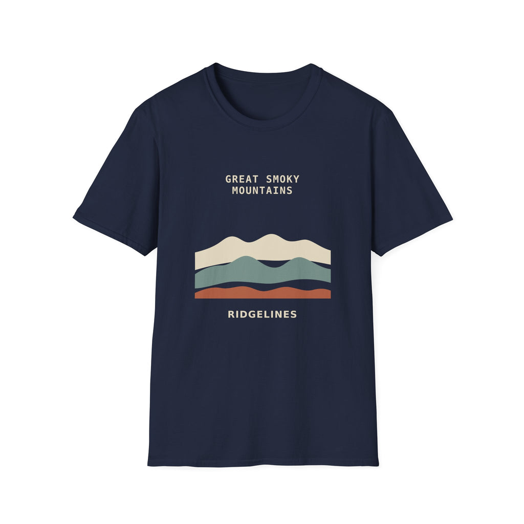 Great Smoky Mountains Ridgelines Graphic T-Shirt