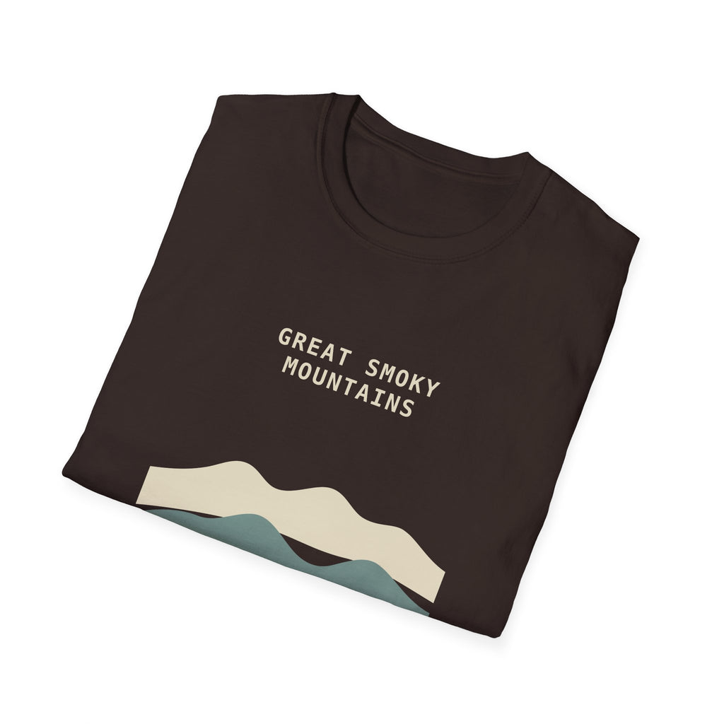 Great Smoky Mountains Ridgelines Graphic T-Shirt