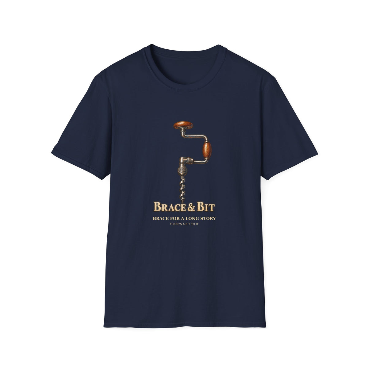 Brace and Bit Hand Drill Woodworking T-Shirt