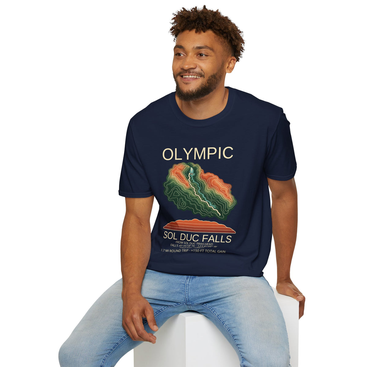 Sol Duc Falls Hiking T-Shirt | Olympic