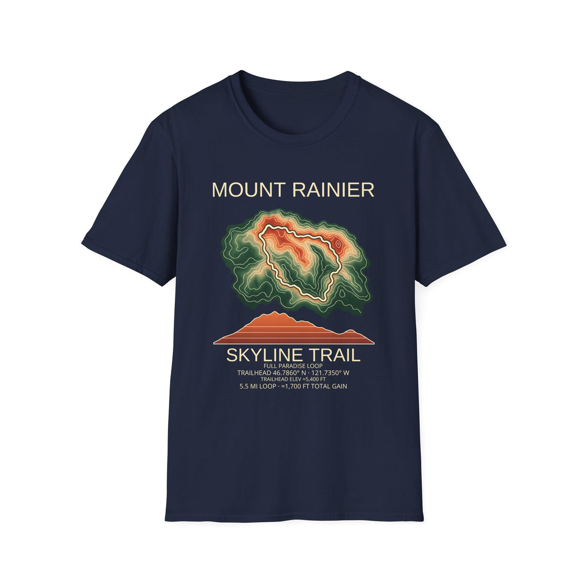 Skyline Trail Hiking T-Shirt | Mount Rainier