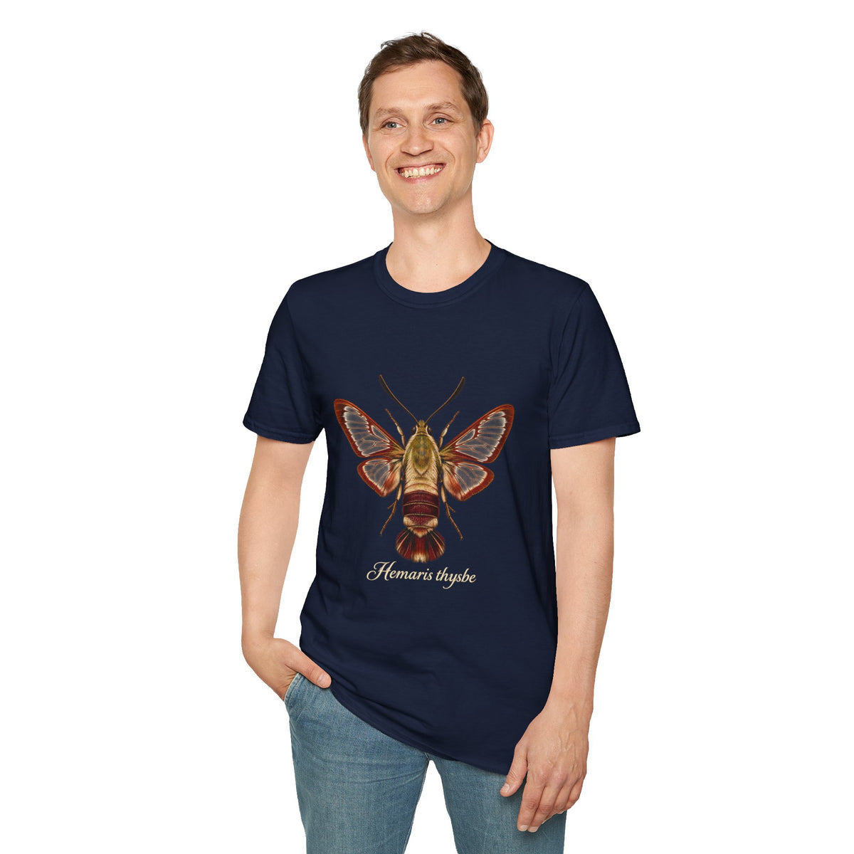 Hummingbird Clearwing Moth T-Shirt — Wing Study
