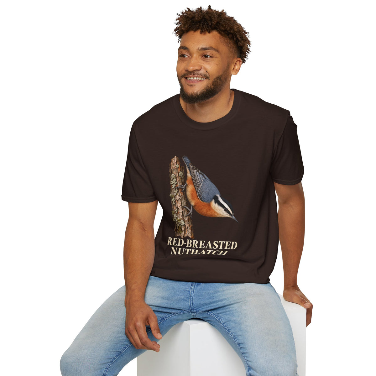 Red-Breasted Nuthatch Birdwatching T-Shirt