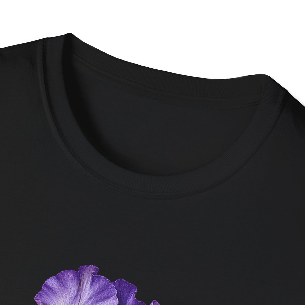 Purple Bearded Iris Botanical T-Shirt
