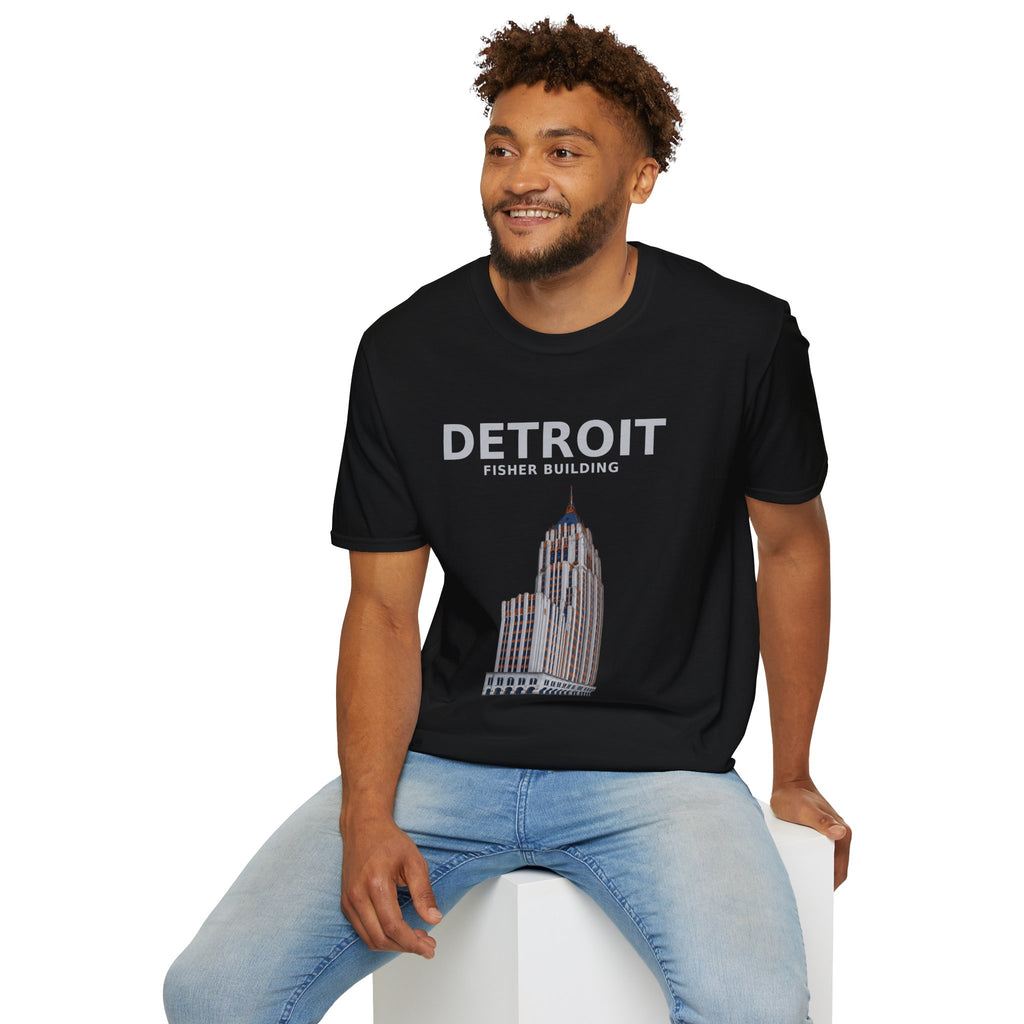 Fisher Building Detroit Architecture T-Shirt