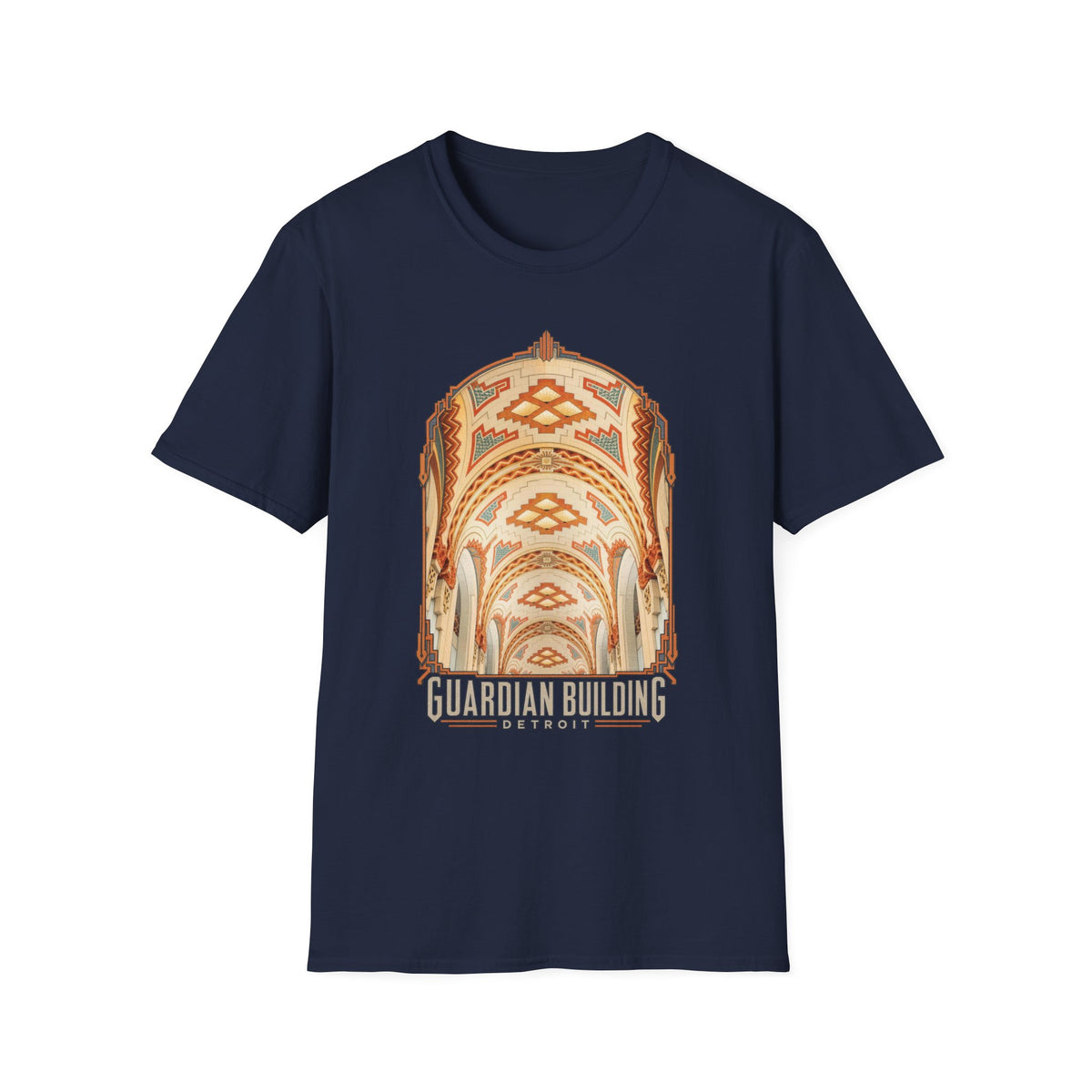 Guardian Building Detroit Architectural T-Shirt