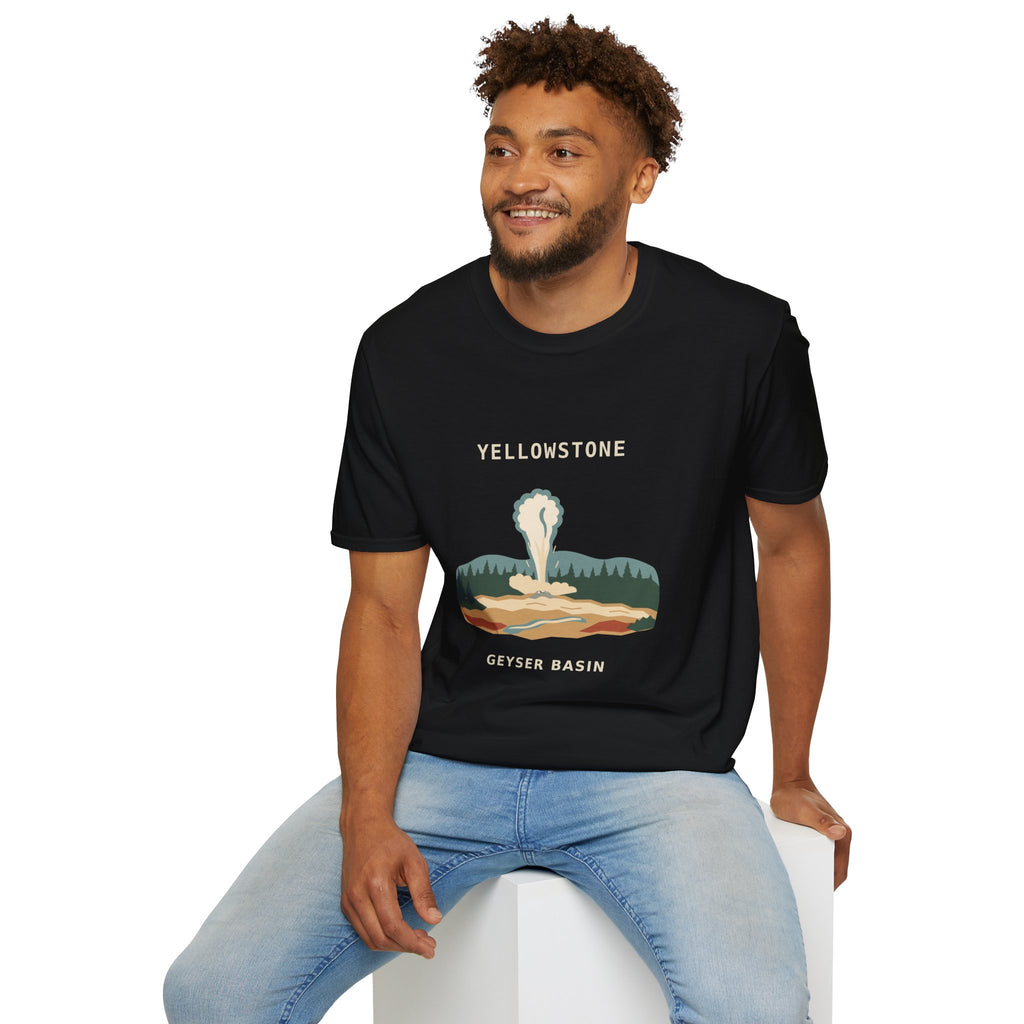 Yellowstone Geyser Basin Graphic T-Shirt