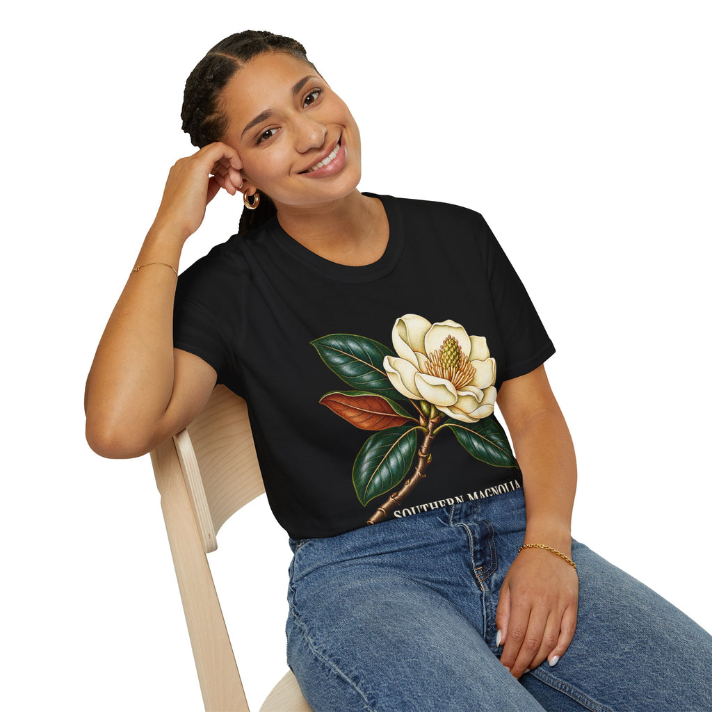 Southern Magnolia Botanical T-Shirt | Magnolia grandiflora