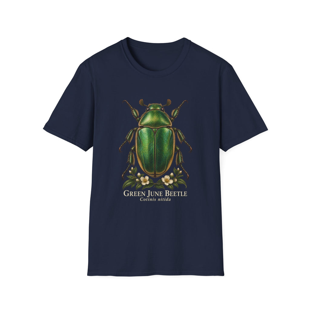 Green June Beetle Entomology T-Shirt