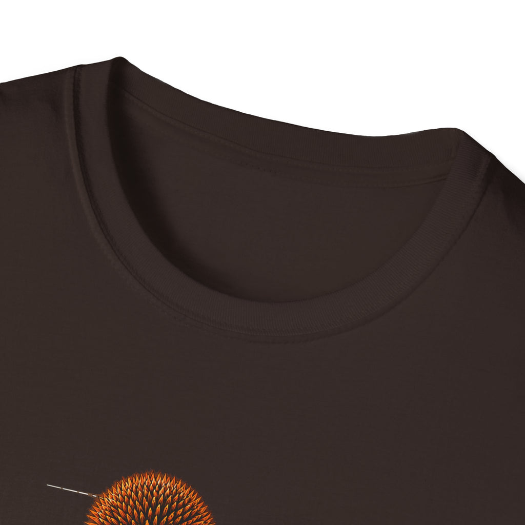 Purple Coneflower Botanical Study T-Shirt