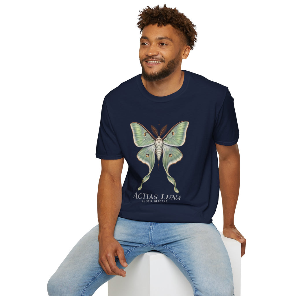 Luna Moth Natural History T-Shirt | Actias luna