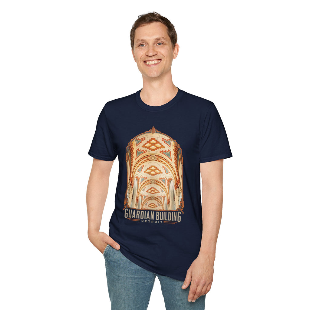 Guardian Building Detroit Architectural T-Shirt