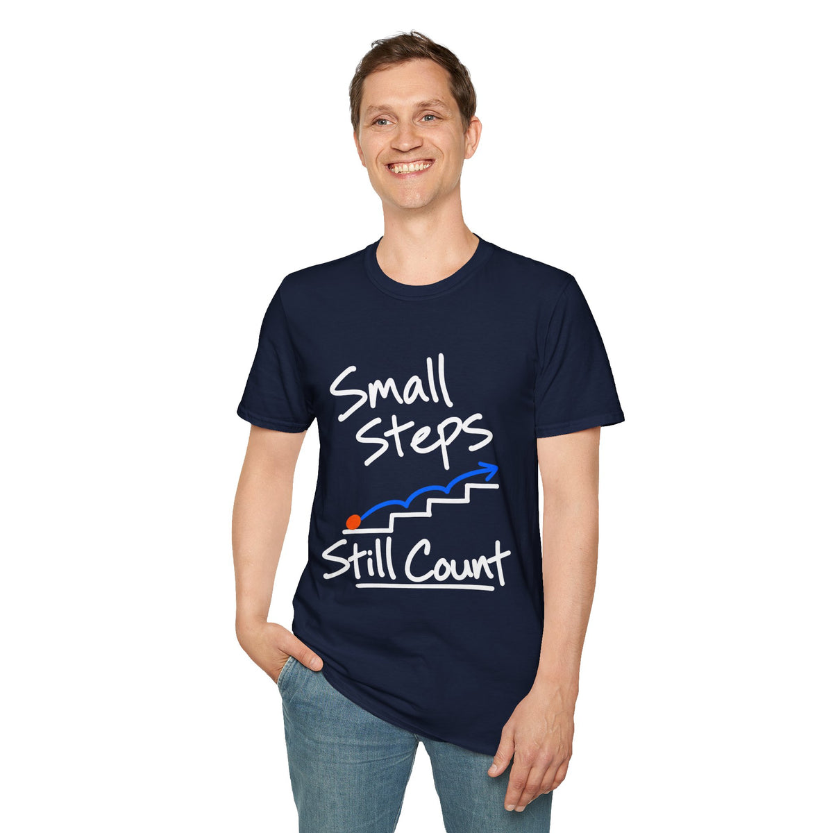 Small Steps Still Count Motivational T-Shirt