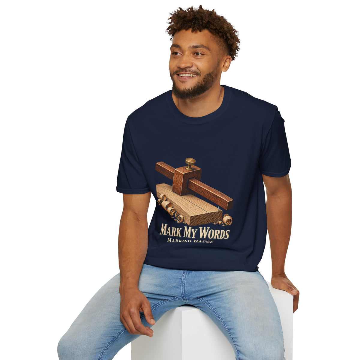 Mark My Words Marking Gauge Woodworking T-Shirt