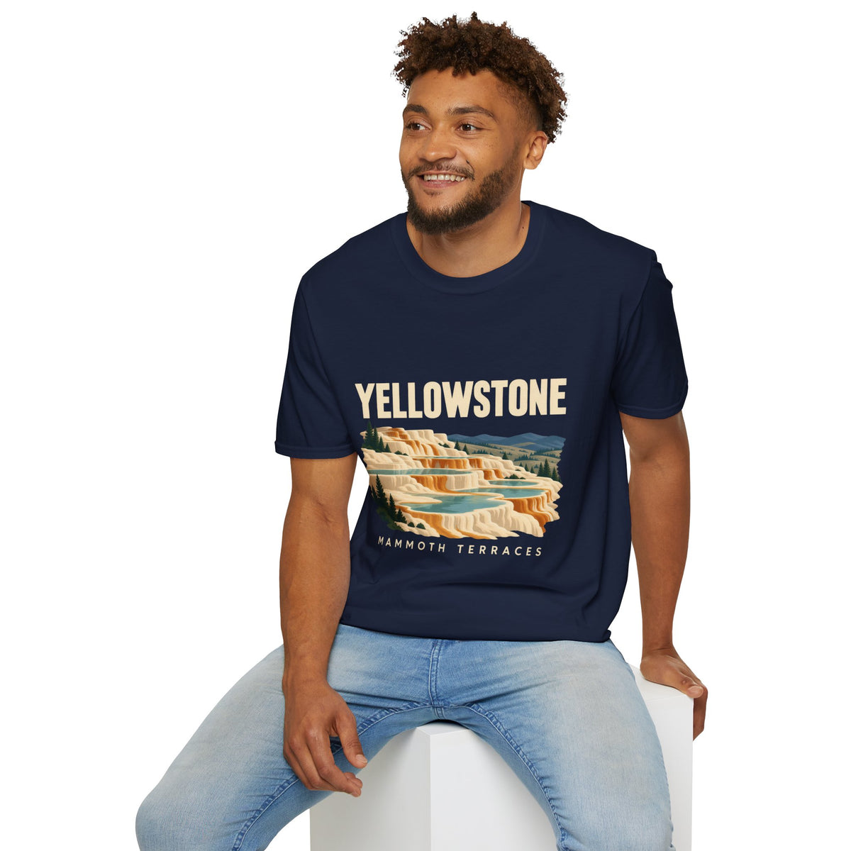 Yellowstone Mammoth Terraces Graphic T-Shirt