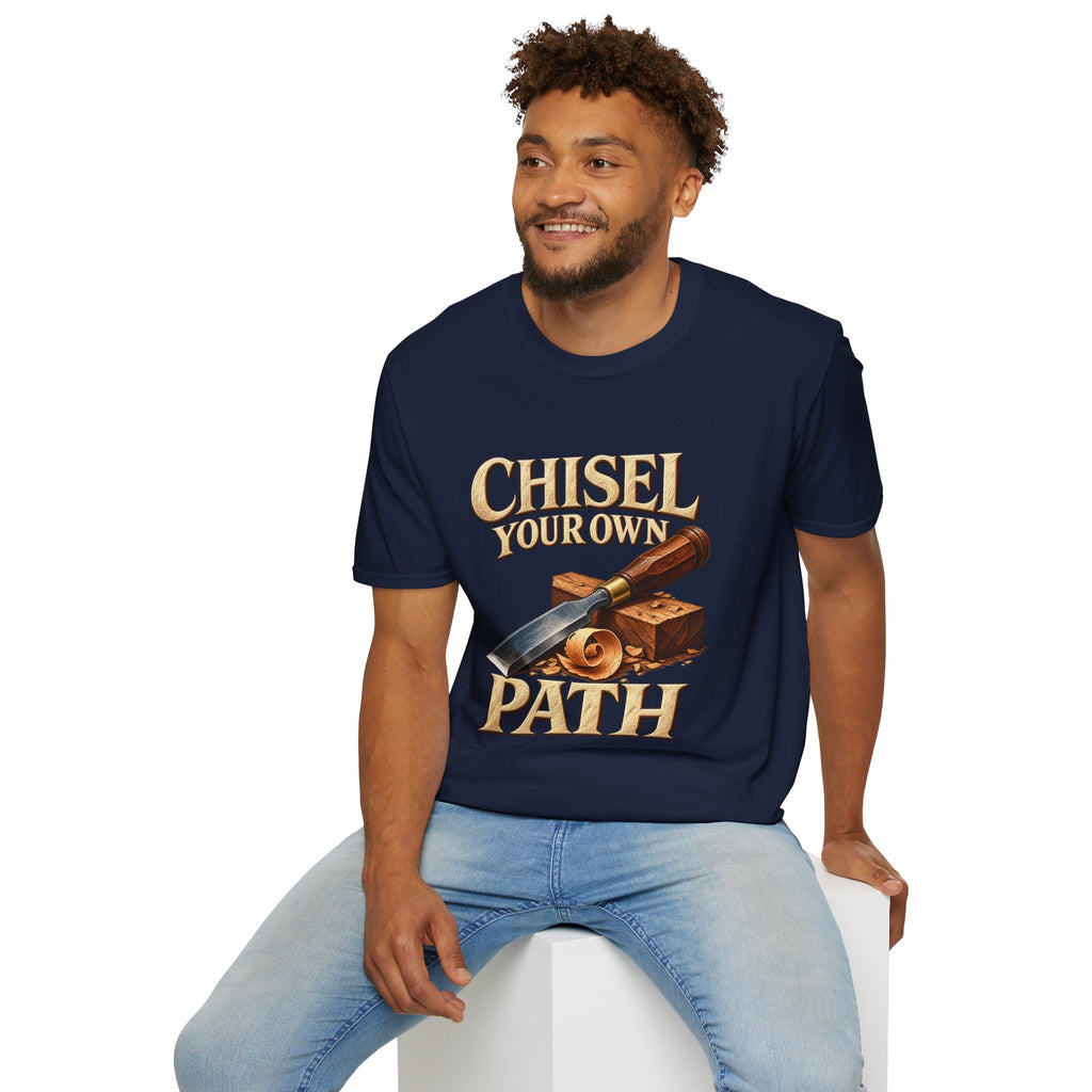 Chisel Your Own Path Woodworking Graphic T-Shirt