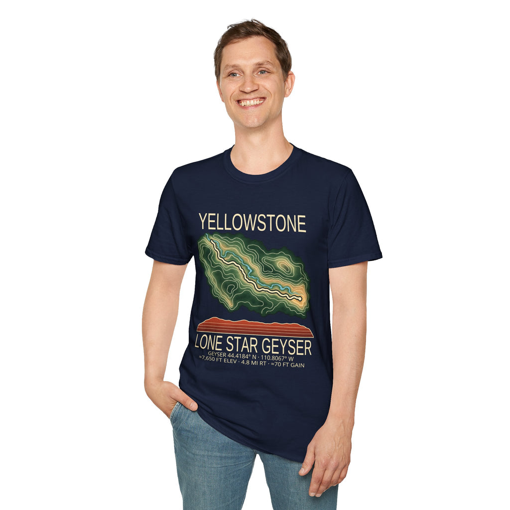 Lone Star Geyser Hiking T-Shirt | Yellowstone