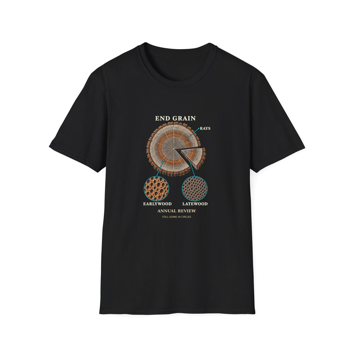 End Grain Annual Review Woodworking T-Shirt