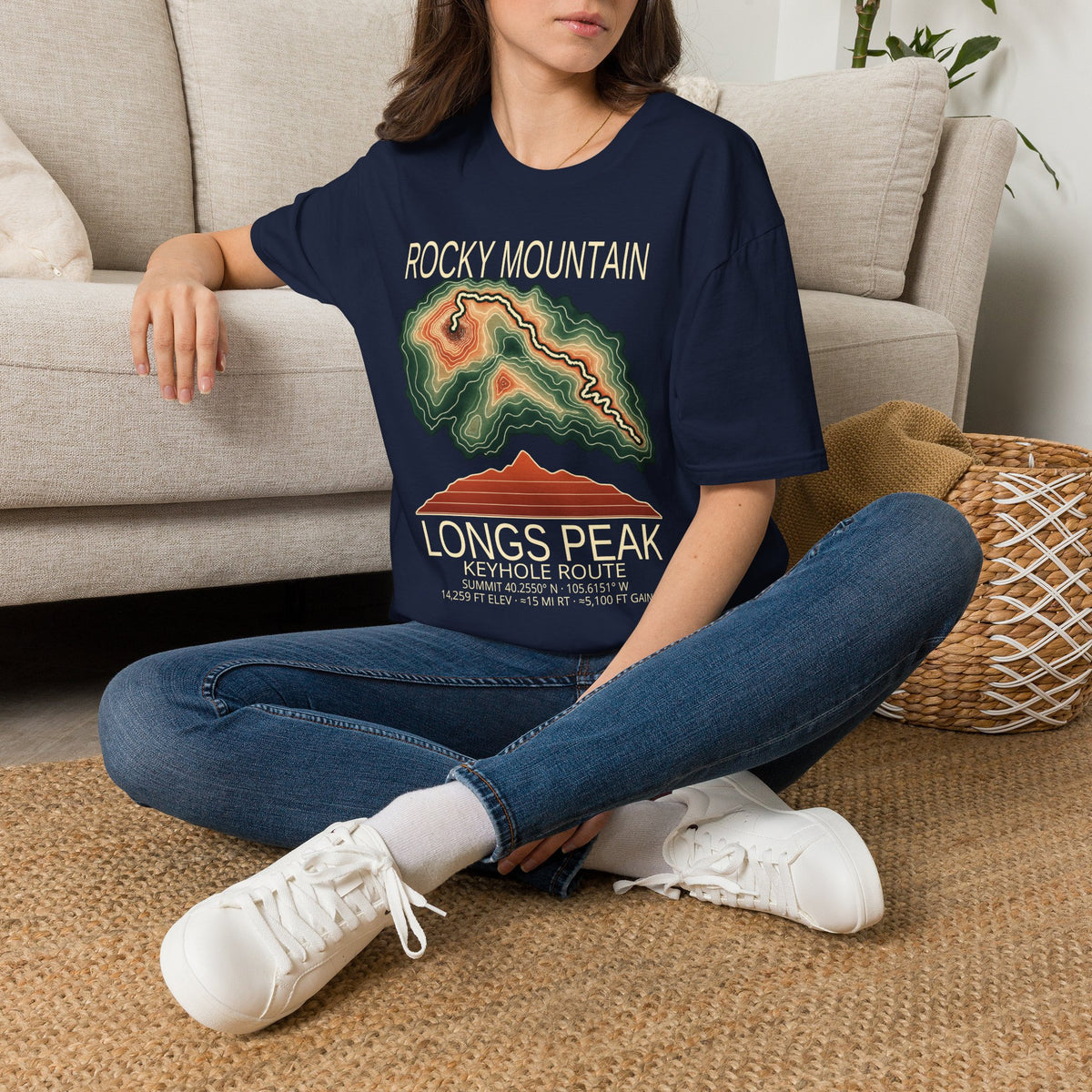 Longs Peak Hiking T-Shirt | Rocky Mountain