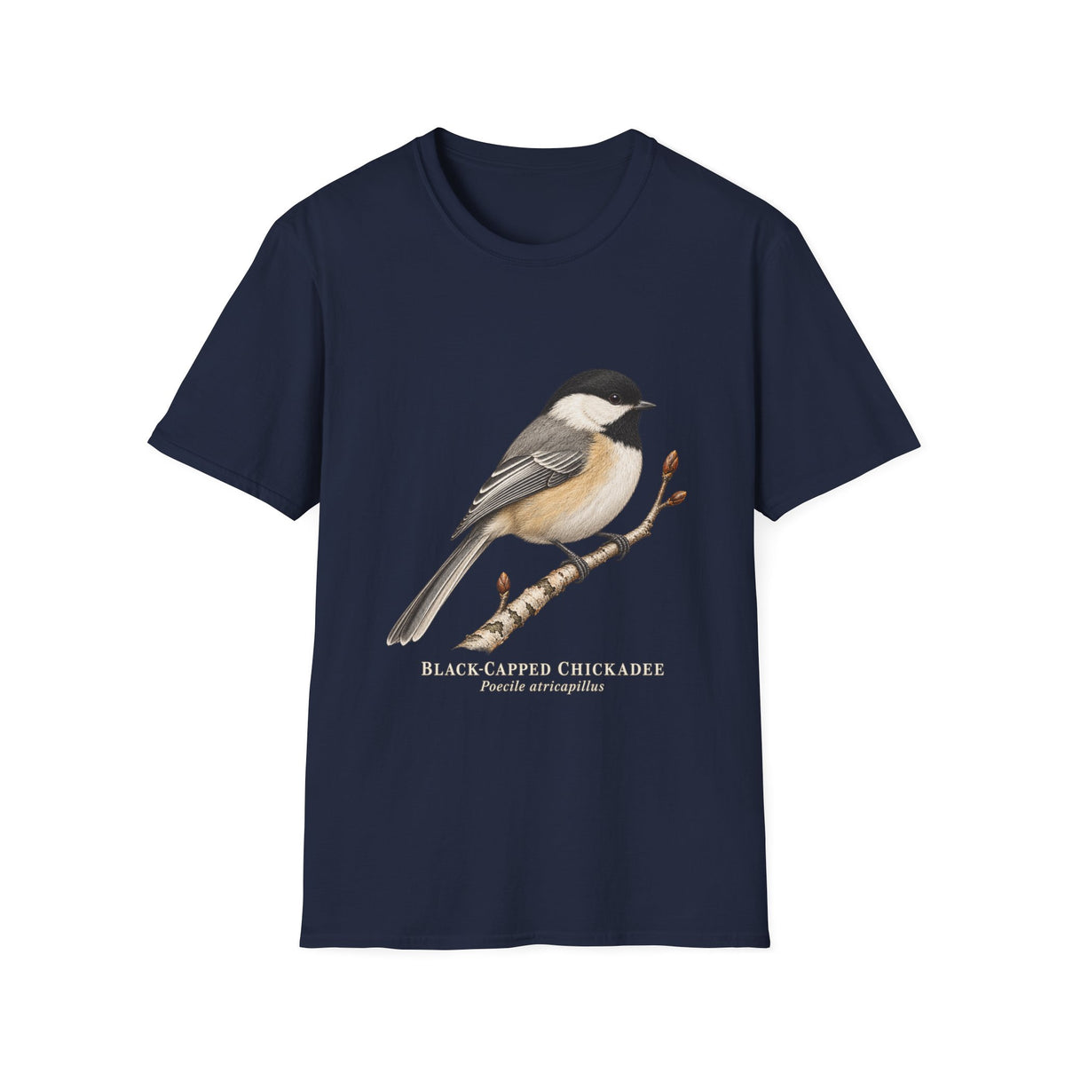 Black-capped Chickadee Birdwatching T-Shirt