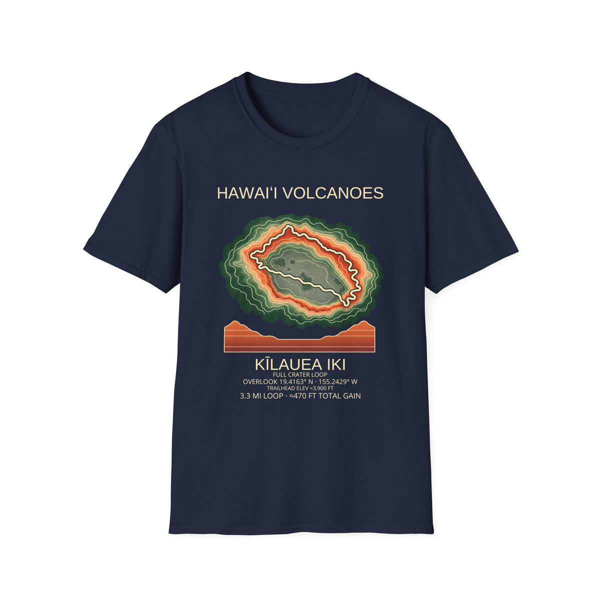 Kīlauea Iki Hiking T-Shirt | Hawaiʻi Volcanoes