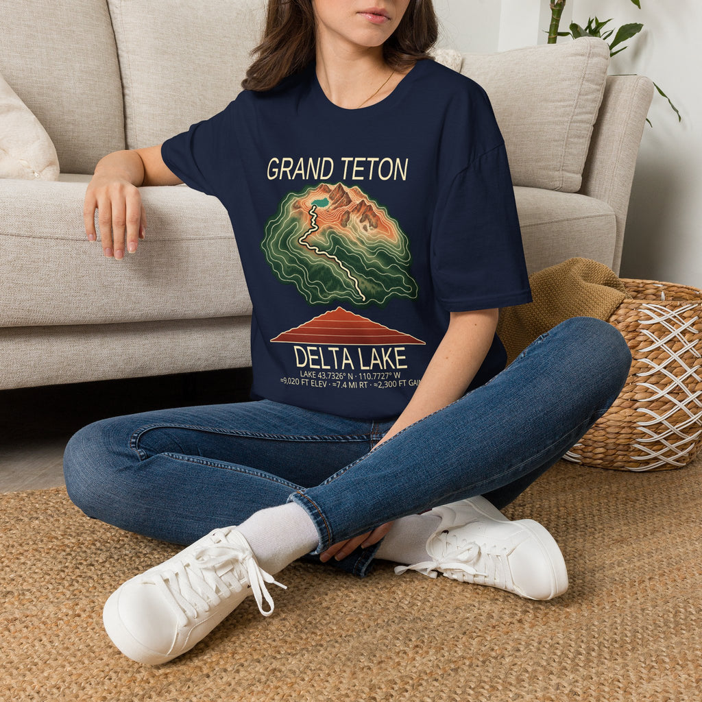 Delta Lake Hiking T-Shirt | Grand Teton
