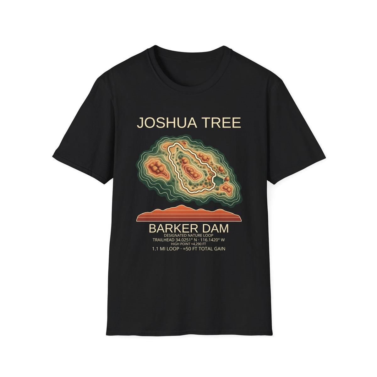 Barker Dam Hiking T-Shirt | Joshua Tree