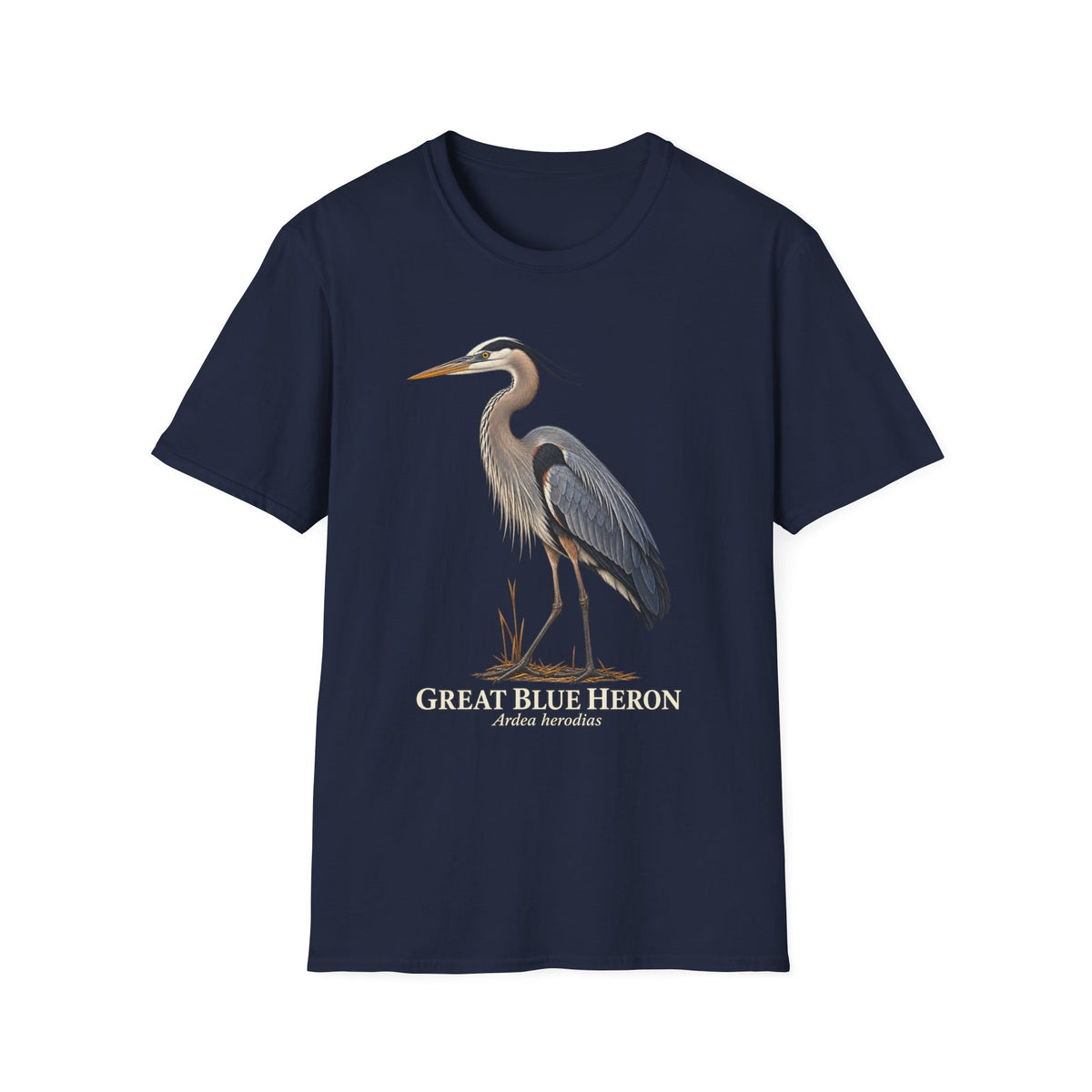 Great Blue Heron Birdwatching T-Shirt