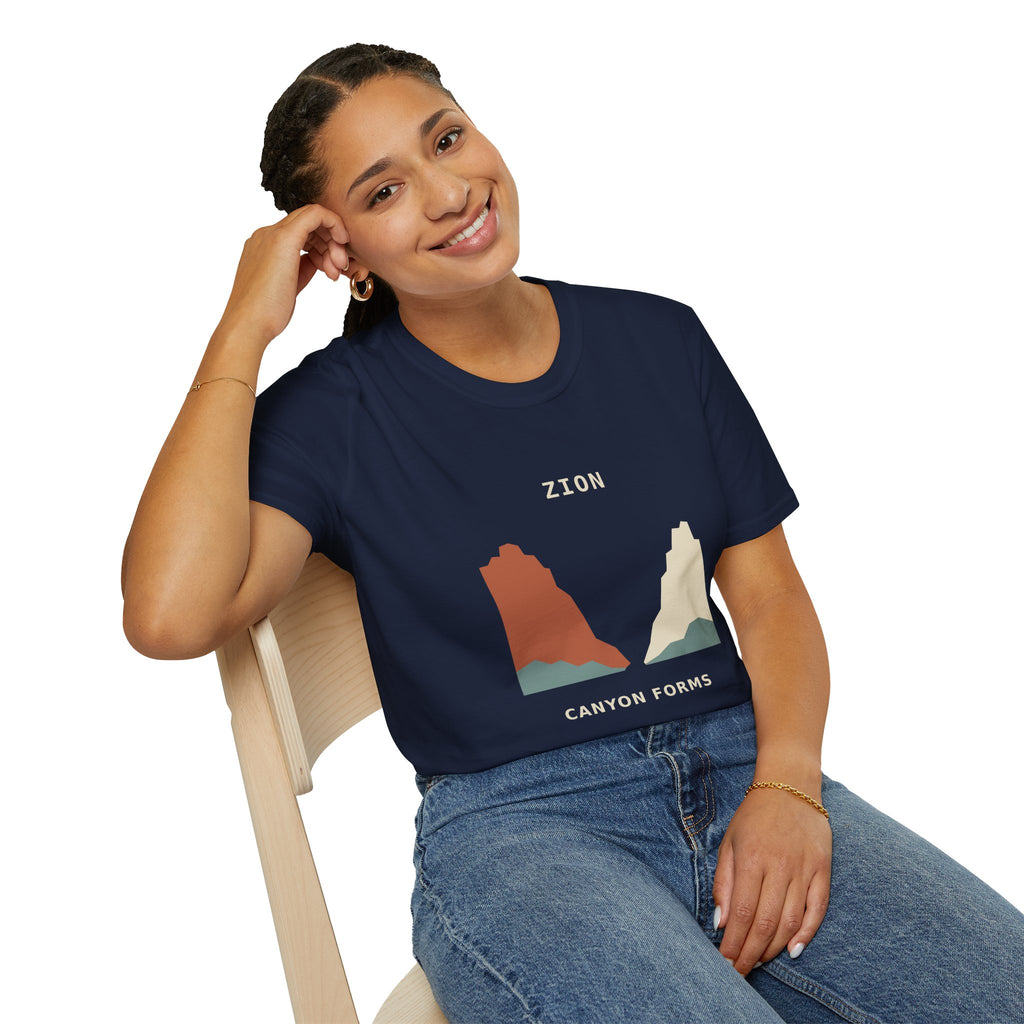 Zion Canyon Forms National Park T-Shirt