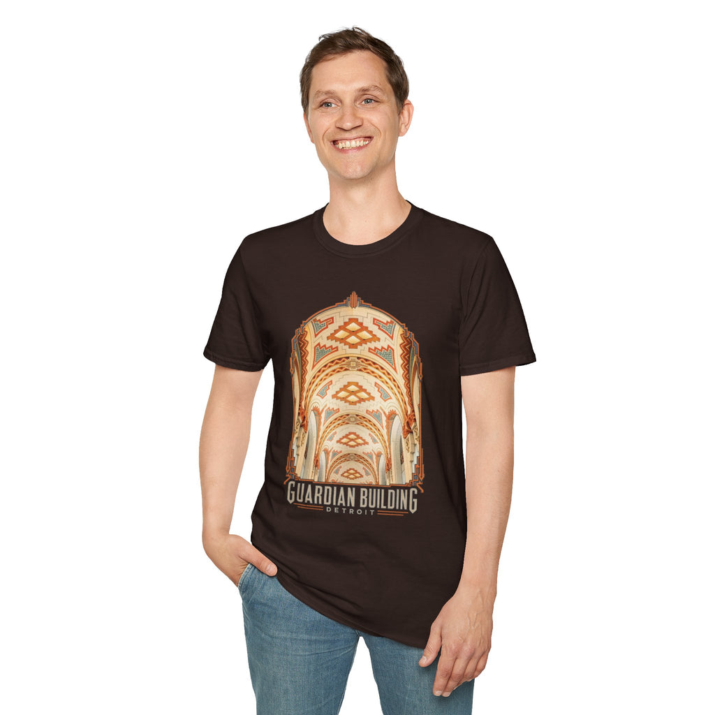 Guardian Building Detroit Architectural T-Shirt