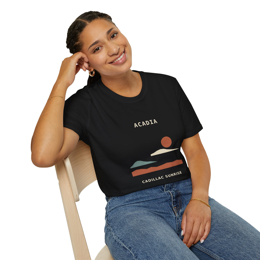 Acadia Cadillac Sunrise National Park T-Shirt