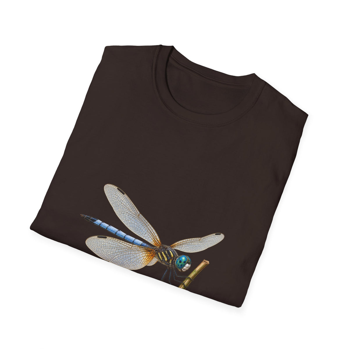 Blue Dasher Dragonfly Entomology T-Shirt
