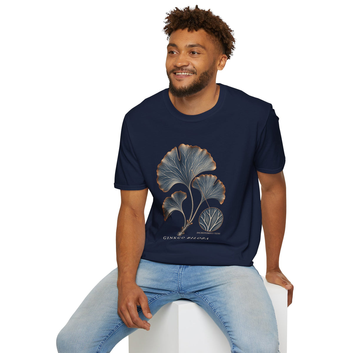 Ginkgo Biloba Leaf Botanical T-Shirt